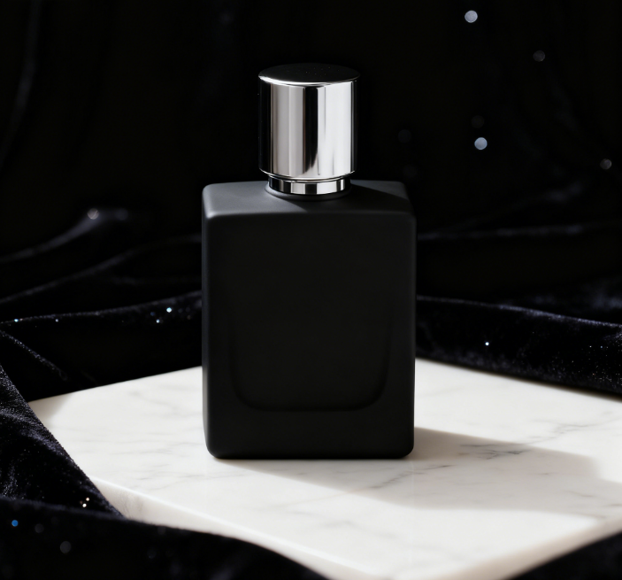 Mystery in Matte Black: The Perfume Bottle That Speaks Volumes Without a Label