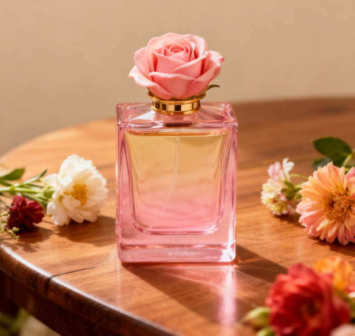 Pink Rose - Topped Perfume: A Whiff of 森系 (Forest - style) Freshness